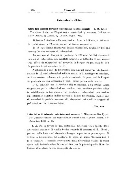 La pediatria periodico mensile indirizzato al progresso degli studi sulle malattie dei bambini