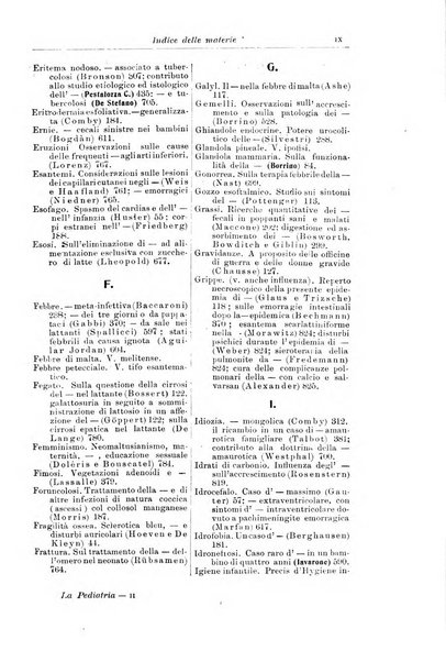 La pediatria periodico mensile indirizzato al progresso degli studi sulle malattie dei bambini