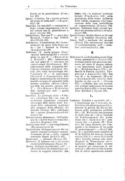 La pediatria periodico mensile indirizzato al progresso degli studi sulle malattie dei bambini