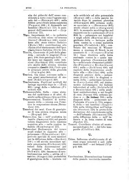 La pediatria periodico mensile indirizzato al progresso degli studi sulle malattie dei bambini