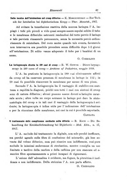 La pediatria periodico mensile indirizzato al progresso degli studi sulle malattie dei bambini