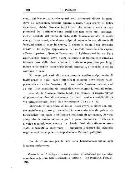 La pediatria periodico mensile indirizzato al progresso degli studi sulle malattie dei bambini