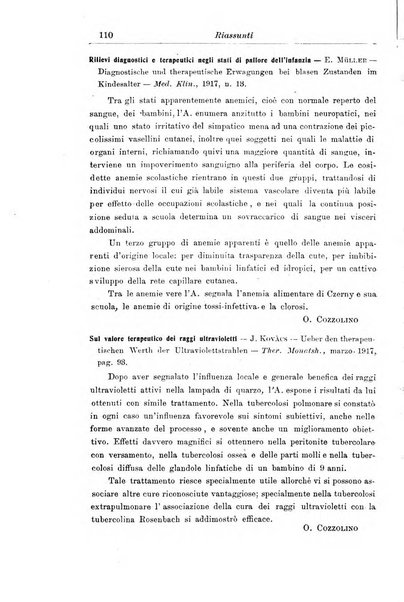 La pediatria periodico mensile indirizzato al progresso degli studi sulle malattie dei bambini