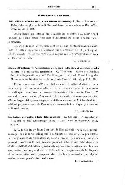 La pediatria periodico mensile indirizzato al progresso degli studi sulle malattie dei bambini