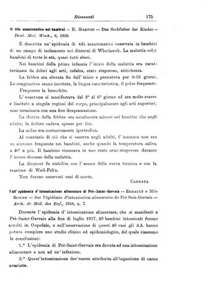 La pediatria periodico mensile indirizzato al progresso degli studi sulle malattie dei bambini