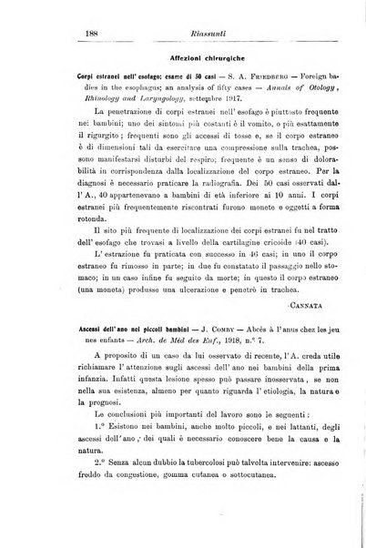 La pediatria periodico mensile indirizzato al progresso degli studi sulle malattie dei bambini