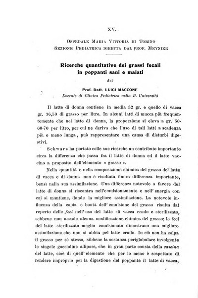 La pediatria periodico mensile indirizzato al progresso degli studi sulle malattie dei bambini