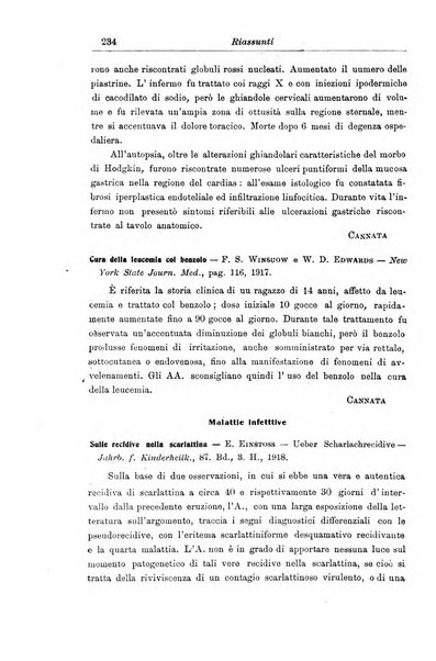 La pediatria periodico mensile indirizzato al progresso degli studi sulle malattie dei bambini