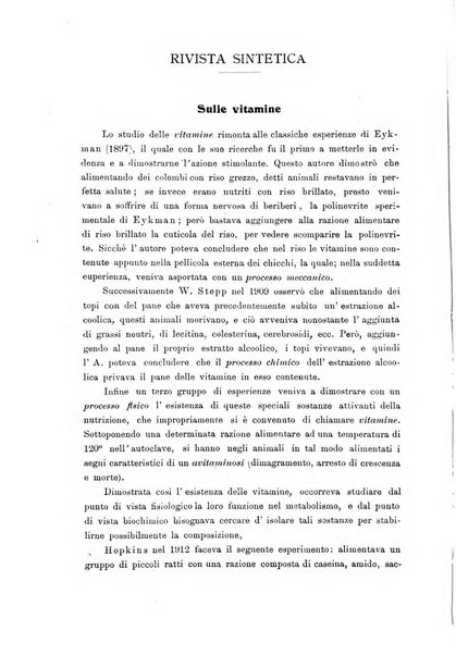 La pediatria periodico mensile indirizzato al progresso degli studi sulle malattie dei bambini