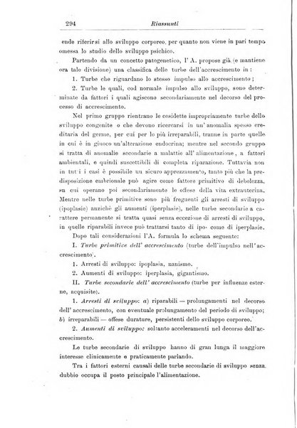 La pediatria periodico mensile indirizzato al progresso degli studi sulle malattie dei bambini