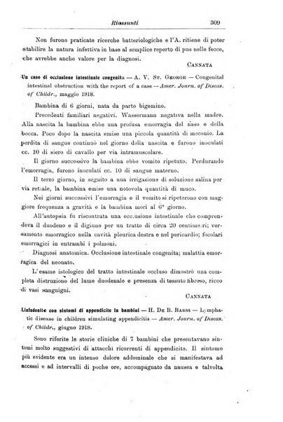 La pediatria periodico mensile indirizzato al progresso degli studi sulle malattie dei bambini