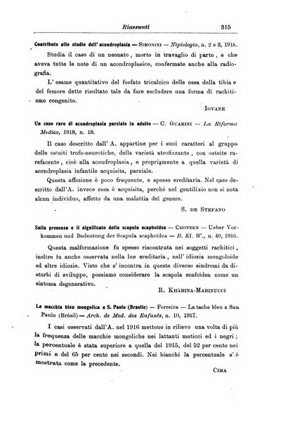 La pediatria periodico mensile indirizzato al progresso degli studi sulle malattie dei bambini