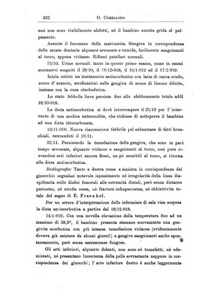 La pediatria periodico mensile indirizzato al progresso degli studi sulle malattie dei bambini