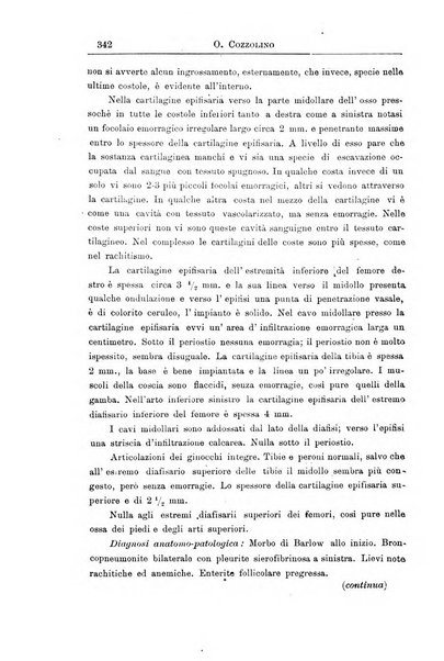 La pediatria periodico mensile indirizzato al progresso degli studi sulle malattie dei bambini