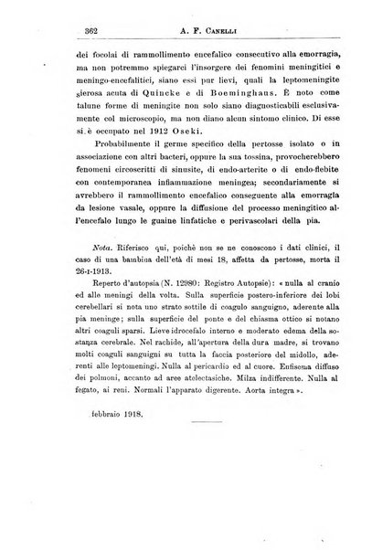 La pediatria periodico mensile indirizzato al progresso degli studi sulle malattie dei bambini