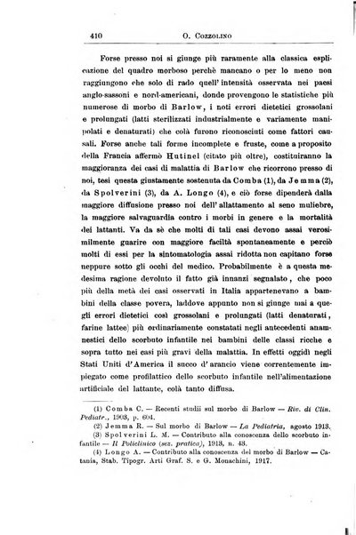 La pediatria periodico mensile indirizzato al progresso degli studi sulle malattie dei bambini