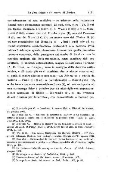 La pediatria periodico mensile indirizzato al progresso degli studi sulle malattie dei bambini