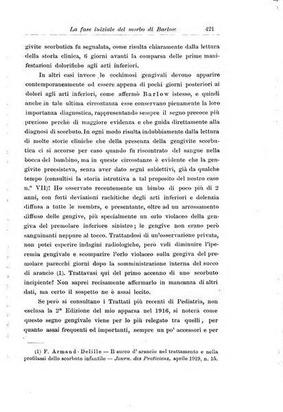 La pediatria periodico mensile indirizzato al progresso degli studi sulle malattie dei bambini