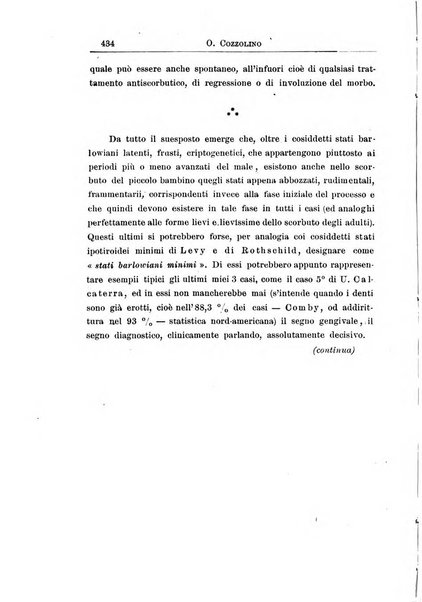 La pediatria periodico mensile indirizzato al progresso degli studi sulle malattie dei bambini