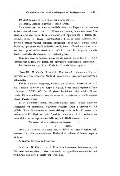 La pediatria periodico mensile indirizzato al progresso degli studi sulle malattie dei bambini