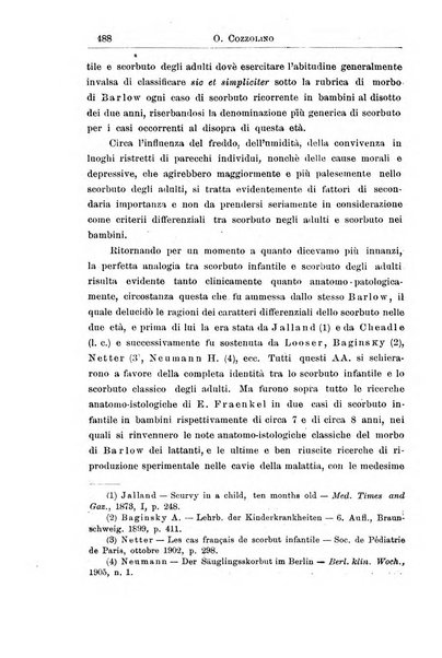 La pediatria periodico mensile indirizzato al progresso degli studi sulle malattie dei bambini