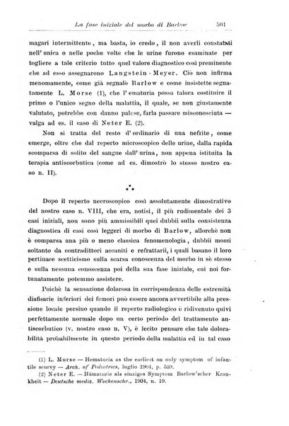 La pediatria periodico mensile indirizzato al progresso degli studi sulle malattie dei bambini