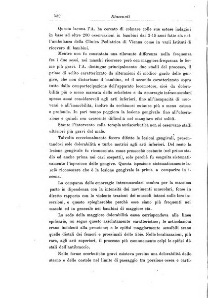 La pediatria periodico mensile indirizzato al progresso degli studi sulle malattie dei bambini