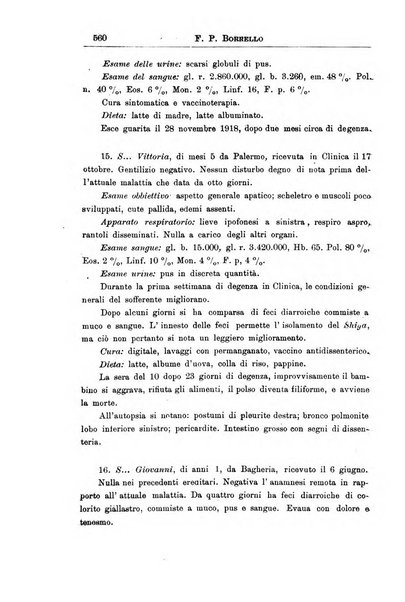 La pediatria periodico mensile indirizzato al progresso degli studi sulle malattie dei bambini