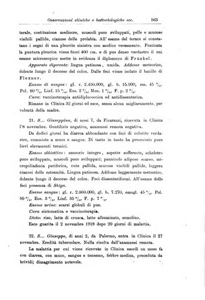 La pediatria periodico mensile indirizzato al progresso degli studi sulle malattie dei bambini