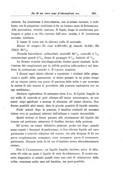 La pediatria periodico mensile indirizzato al progresso degli studi sulle malattie dei bambini