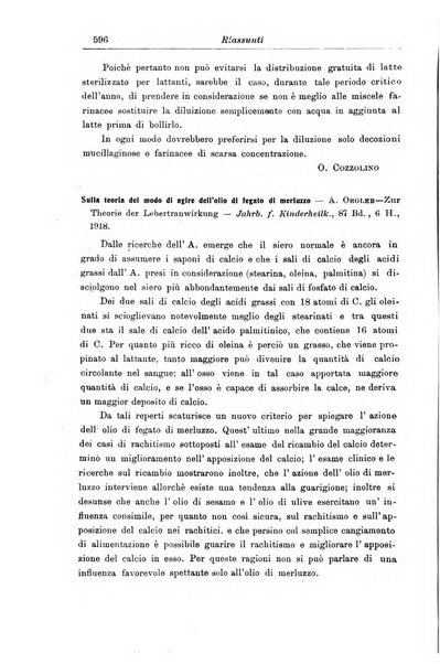 La pediatria periodico mensile indirizzato al progresso degli studi sulle malattie dei bambini