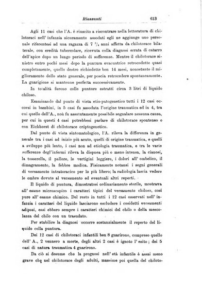 La pediatria periodico mensile indirizzato al progresso degli studi sulle malattie dei bambini