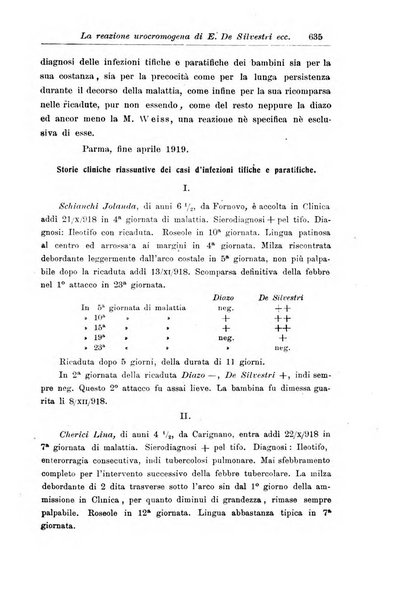 La pediatria periodico mensile indirizzato al progresso degli studi sulle malattie dei bambini