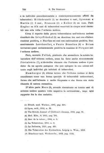 La pediatria periodico mensile indirizzato al progresso degli studi sulle malattie dei bambini