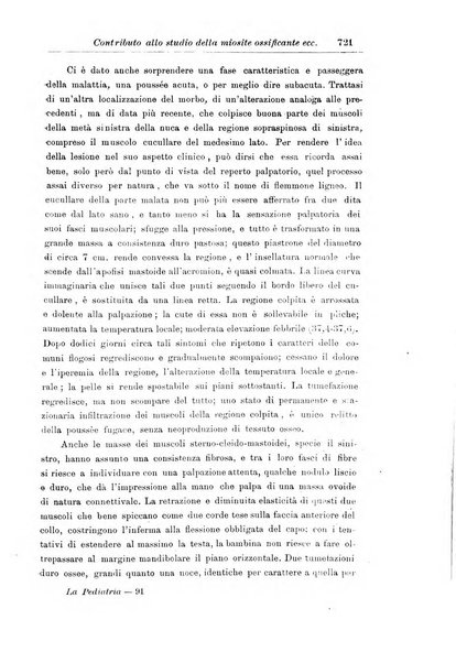 La pediatria periodico mensile indirizzato al progresso degli studi sulle malattie dei bambini