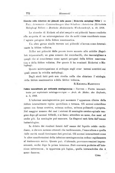 La pediatria periodico mensile indirizzato al progresso degli studi sulle malattie dei bambini