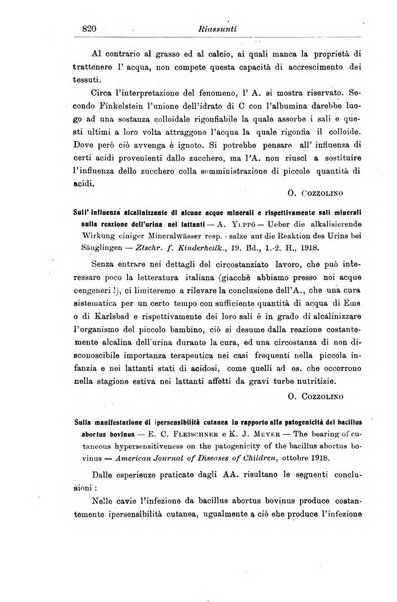 La pediatria periodico mensile indirizzato al progresso degli studi sulle malattie dei bambini