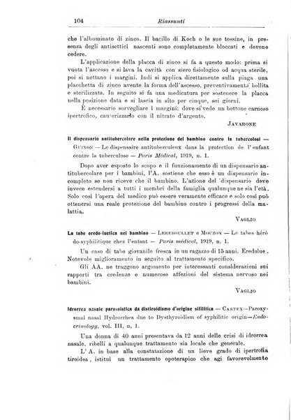 La pediatria periodico mensile indirizzato al progresso degli studi sulle malattie dei bambini