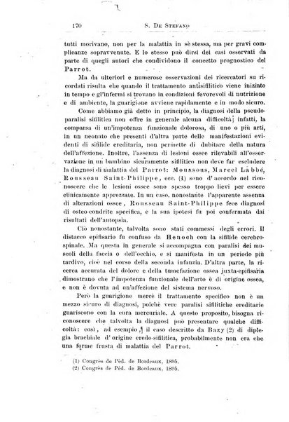 La pediatria periodico mensile indirizzato al progresso degli studi sulle malattie dei bambini