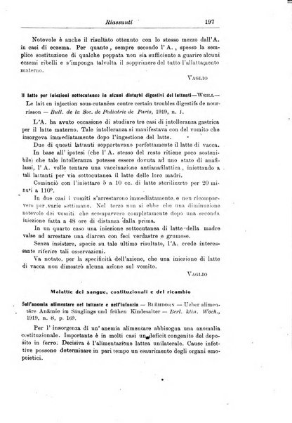 La pediatria periodico mensile indirizzato al progresso degli studi sulle malattie dei bambini