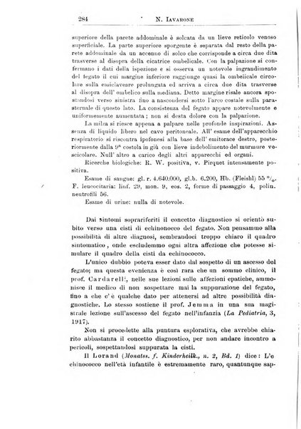 La pediatria periodico mensile indirizzato al progresso degli studi sulle malattie dei bambini