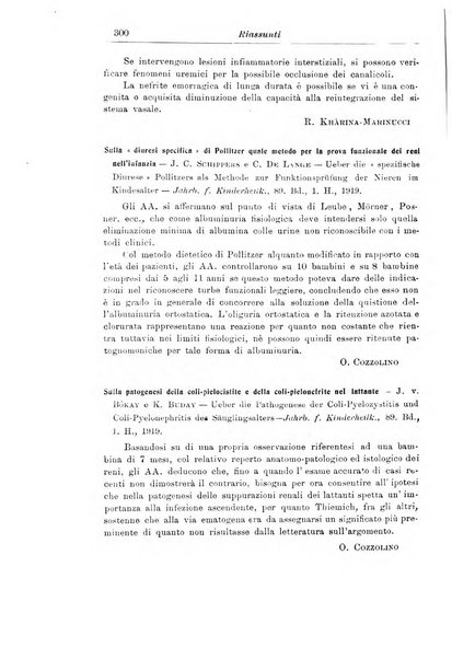 La pediatria periodico mensile indirizzato al progresso degli studi sulle malattie dei bambini