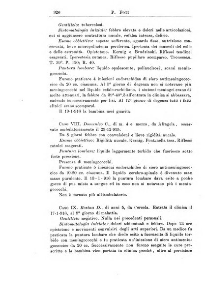 La pediatria periodico mensile indirizzato al progresso degli studi sulle malattie dei bambini