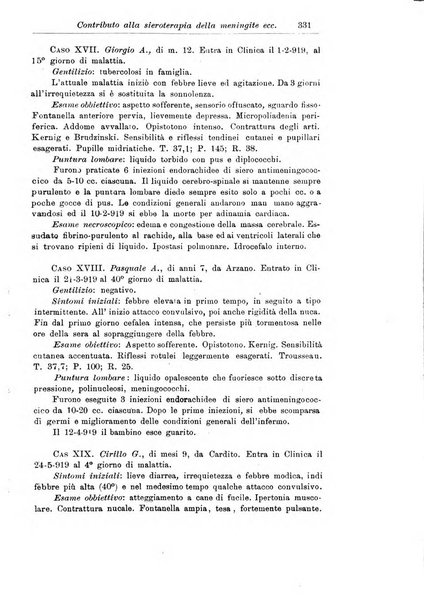 La pediatria periodico mensile indirizzato al progresso degli studi sulle malattie dei bambini