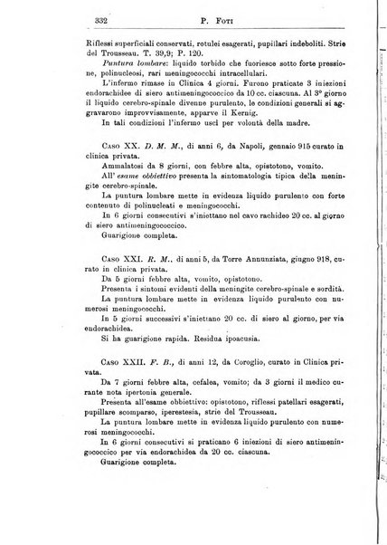 La pediatria periodico mensile indirizzato al progresso degli studi sulle malattie dei bambini