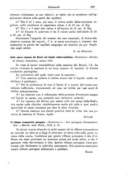 La pediatria periodico mensile indirizzato al progresso degli studi sulle malattie dei bambini