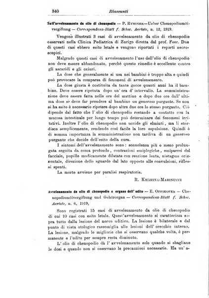 La pediatria periodico mensile indirizzato al progresso degli studi sulle malattie dei bambini