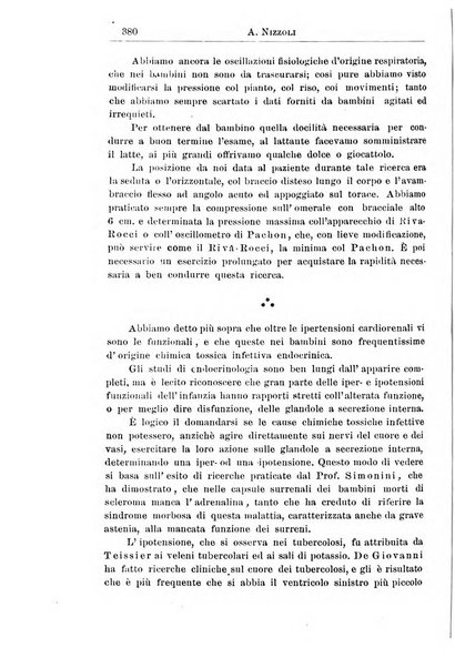 La pediatria periodico mensile indirizzato al progresso degli studi sulle malattie dei bambini