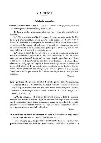 La pediatria periodico mensile indirizzato al progresso degli studi sulle malattie dei bambini