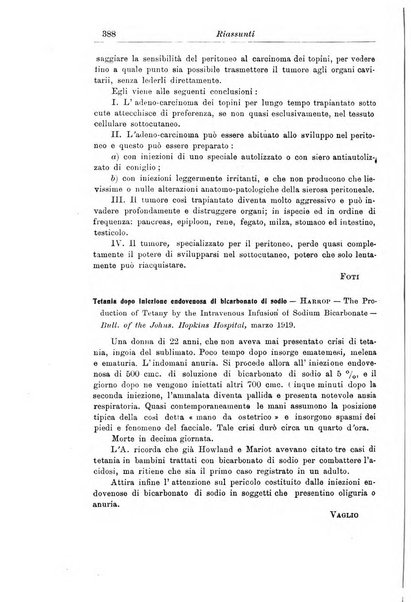 La pediatria periodico mensile indirizzato al progresso degli studi sulle malattie dei bambini